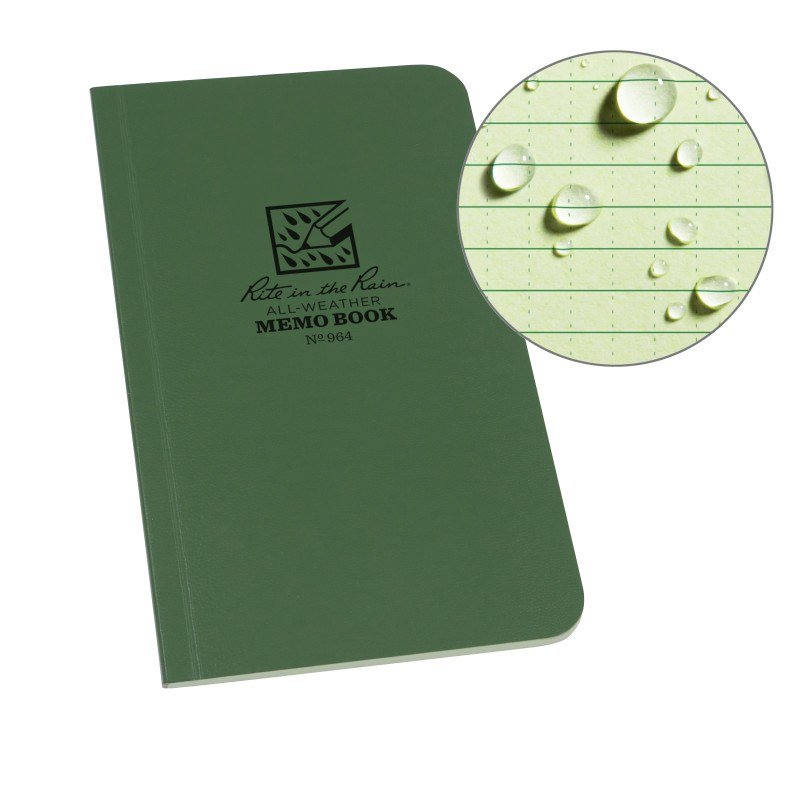 Rite in the Rain Field-Flex Universal Memo Book All-Weather Green