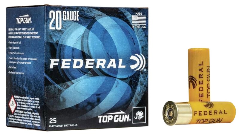 Federal Premium Top Gun TG2075 20 Gauge 2.75 In 7/8oz 7.5 Shot