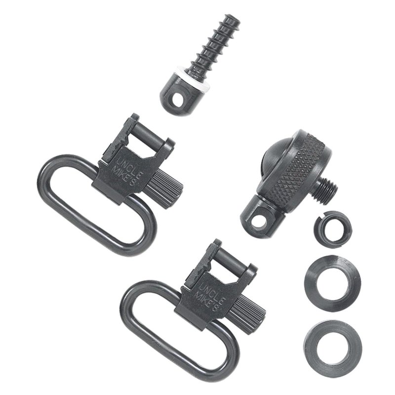 Uncle Mike's 15612 Swivel Set 1 Inch Blued for Pump Auto Shotguns