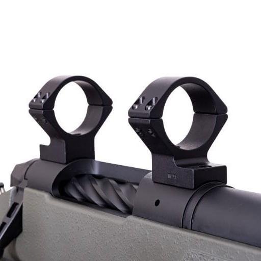 Weatherby M307 Rifle Scope Mount 1in Medium Matte Black One-Piece