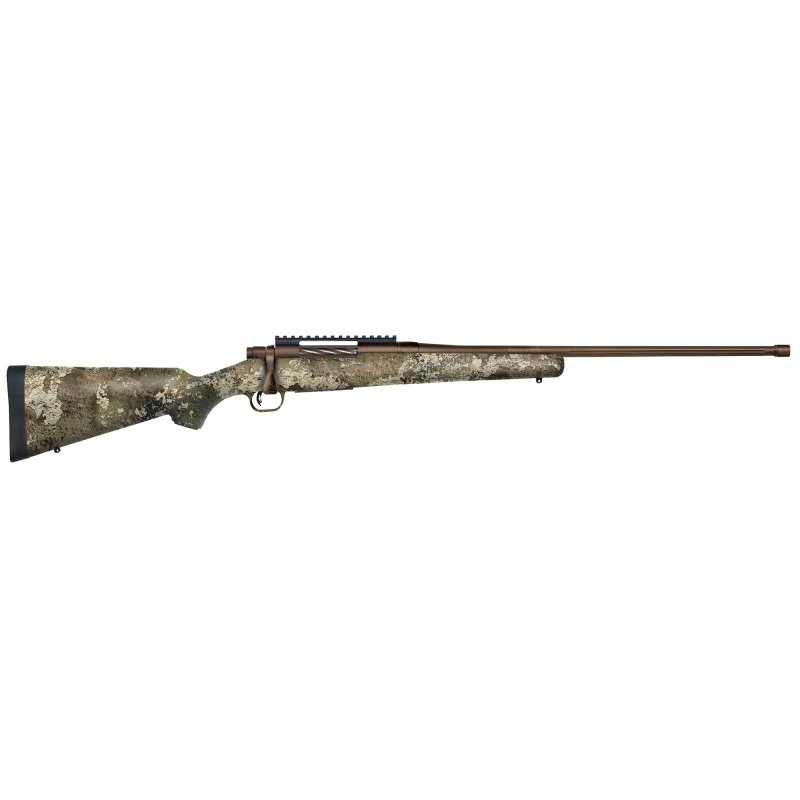 Mossberg Patriot Predator 7mm PRC 3+1 24" Fluted & Threaded Barrel, Patriot Brown Cerakote, TrueTimber Strata Stock