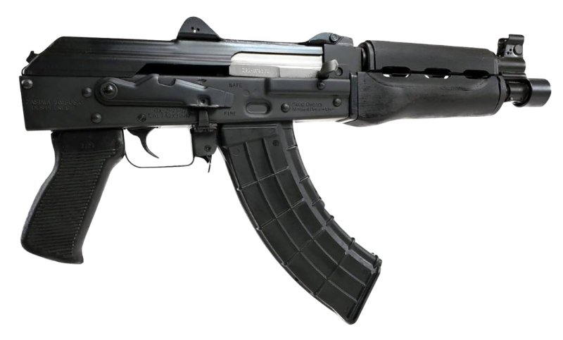 Zastava ZPAP92 Pistol 7.62x39 10.5 in Chrome Lined Barrel 30 Rounds Semi Au