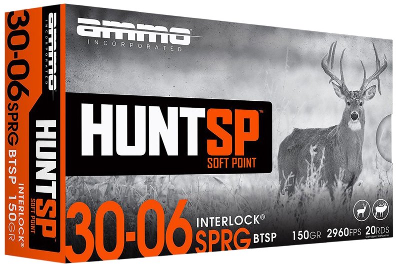 Ammo Incorporated HUNT SP .30-06 SPRG 150 Gr 20-Rounds