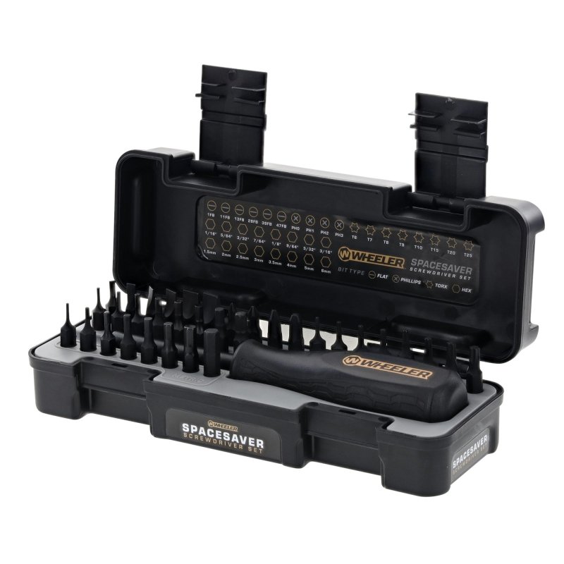 Wheeler 36-Piece Black Spacesaver Screwdriver Set 4001005