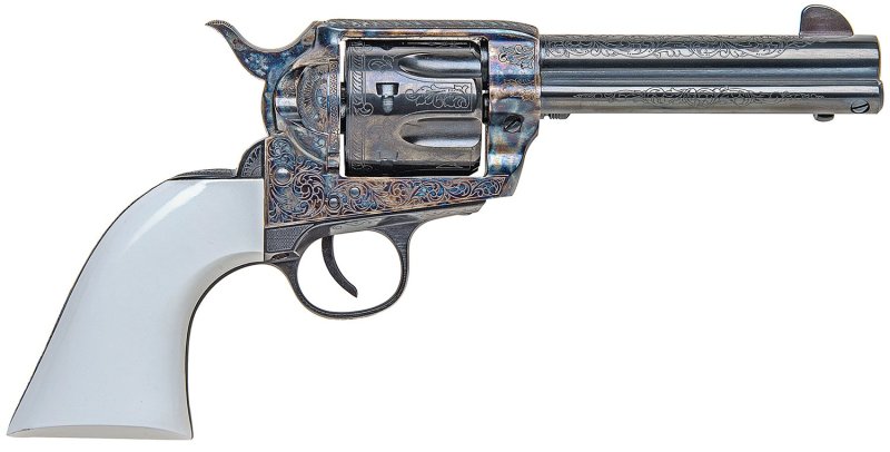 Traditions 1873 Froniter .45 Long Colt 4.75 In 6rd Blued/Case-Hardened