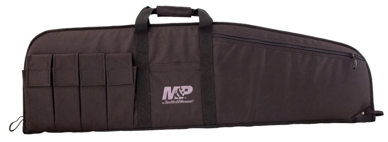 Smith & Wesson 110015 Medium Case 40 in Black Nylon Foam Padding