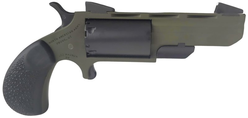 North American Arms NAATGHCB Green Huntsman 22 LR/22 Mag 5rd 2" Revolver