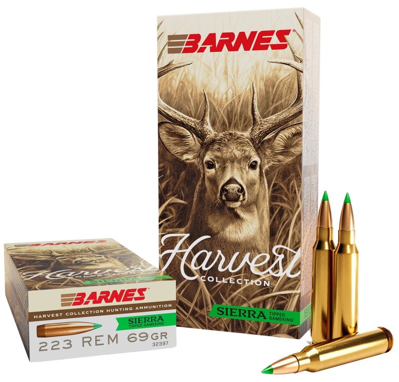 Barnes Bullets 32397 .223 Rem 69Gr Sierra Tipped GameKing 20/Box