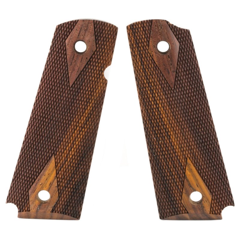 Hogue 45821 Fancy Hardwood Cocobolo Ambi-Cut Checkered