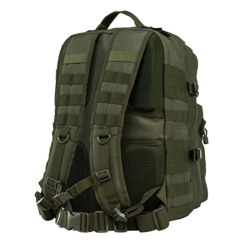 NcStar VISM CBAG2974 Assault Backpack Green, 2200 Cu In, MOLLE, Hydration