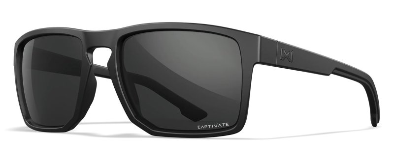 Wiley X Founder AC6FND02 Matte Black Frame Gray Polycarbonate Lens