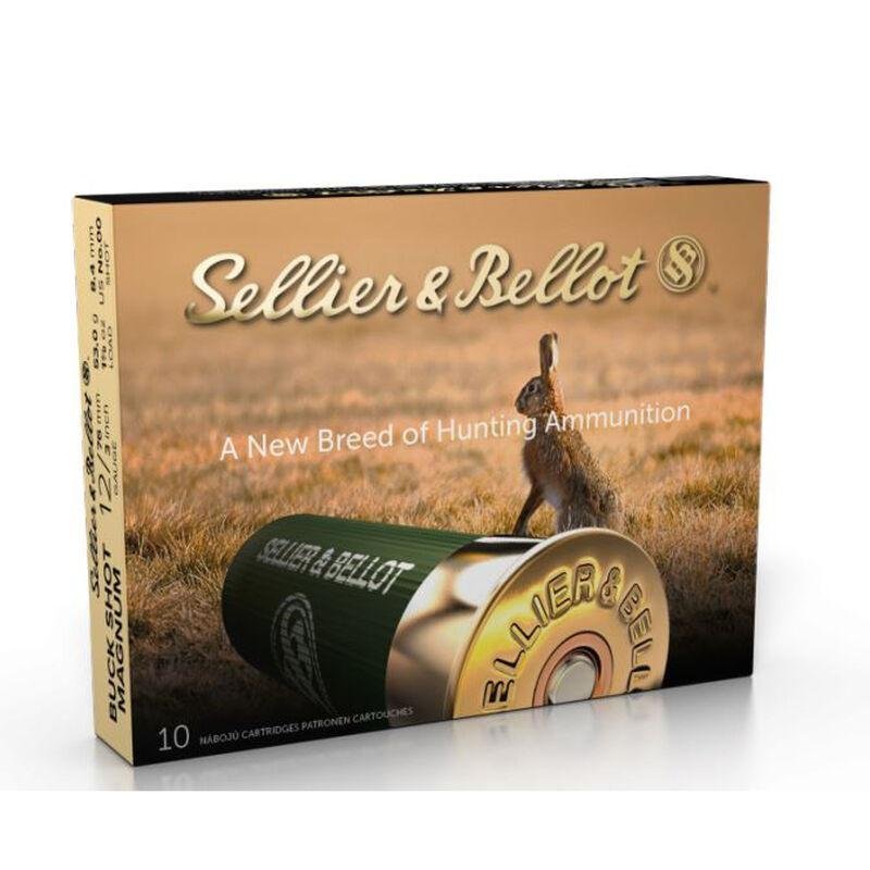 Sellier & Bellot Shotgun Ammunition 12 ga 3 1-7/8 oz 1214 fps #00 10/ct