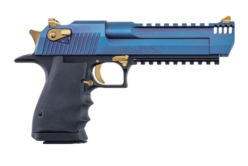 Magnum Research DE357L6CBG Desert Eagle L6 357 Magnum 6" Carbo Blue PVD