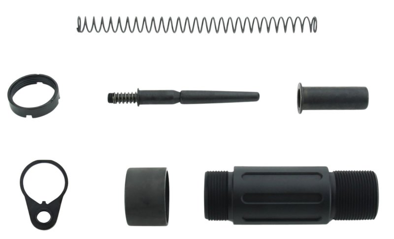 TacFire MAR139C Short Buffer Tube System Black Anodized Aluminum 3.5"