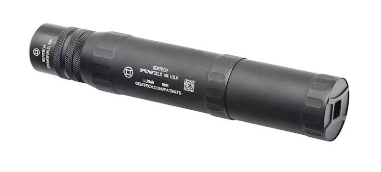 GEMTECH Lunar 9 9mm QD 3-Lug Suppressor Black