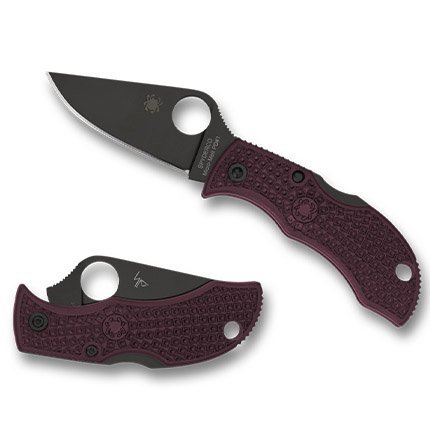 Spyderco MBBGBKP Manbug Lightweight Black/Burgundy CTS-PD#1 Blade