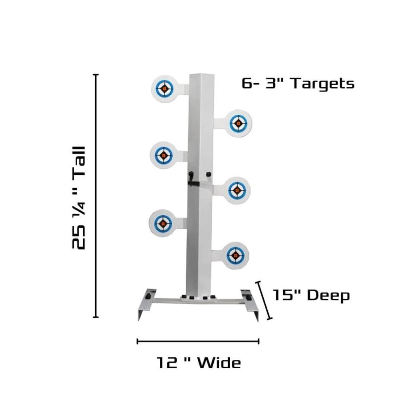 Do-All Outdoors RRDT22 .22 Dueling Tree with Tension Lock, 6 Targets