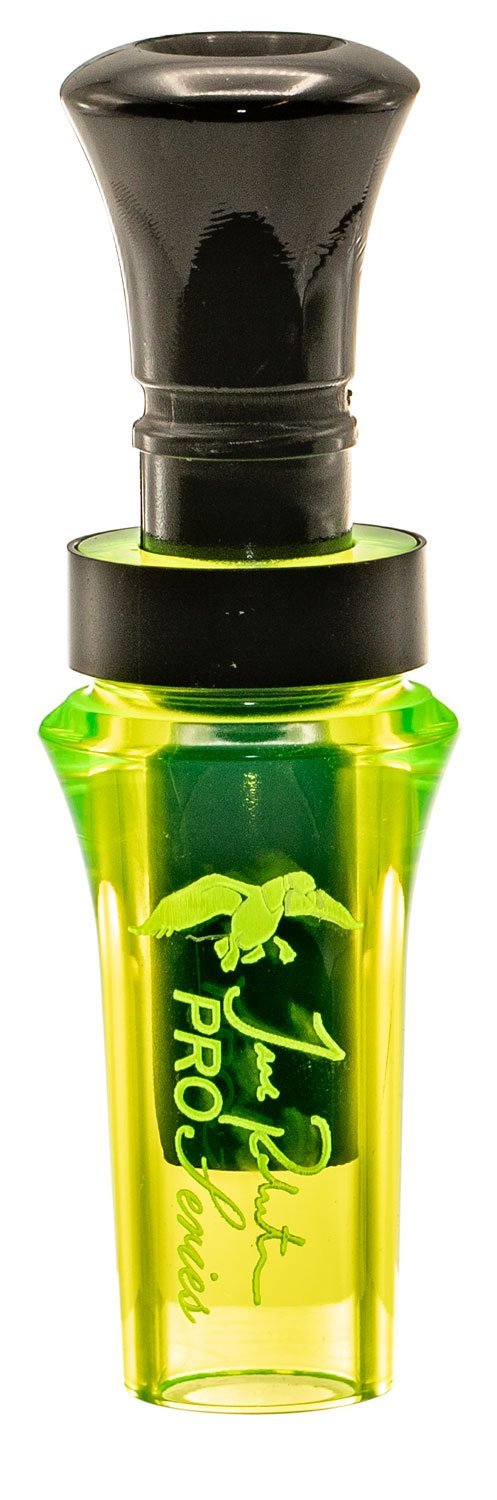 Duck Commander Pro Series Double Reed Acrylic Duck Call Chartreuse/Black