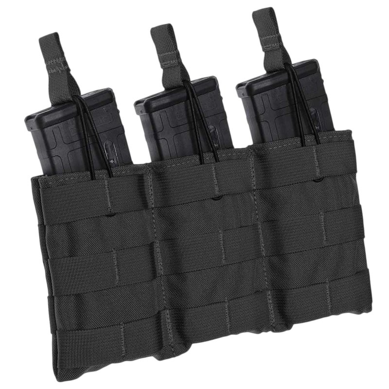 Tac Shield T3508BK Triple-Speed Rifle MOLLE Pouch Black