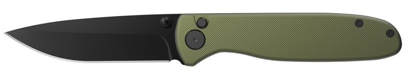 Outdoor Edge DK-1C Dirk Folder 3.25 In Blade Green Aluminum