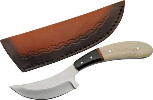 SZCO 203419BO Bone Bird Wing Skinner 3.75 Inch Sheath