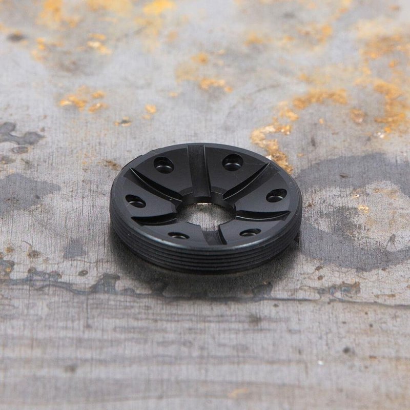 SilencerCo Charlie Front Cap 9mm Nitride Active Spring Retention Mount
