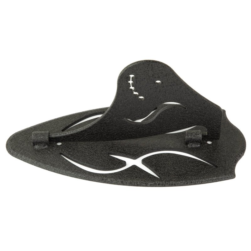 Skull Hooker Big Hooker Short Arm Black Steel Wall Mount