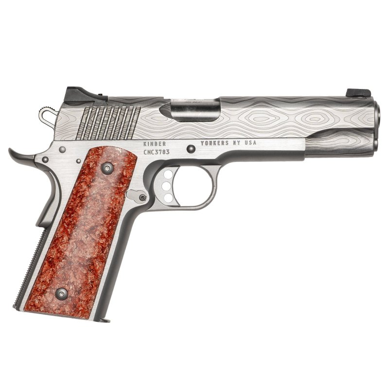 Kimber 1911 Sienna 45 ACP 5 In Stainless Engraved CNCSIENNA45