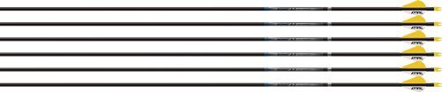Easton 330642 Sonic 6.0 Arrows 500 Spine 2" Bully Vanes 6-Pack
