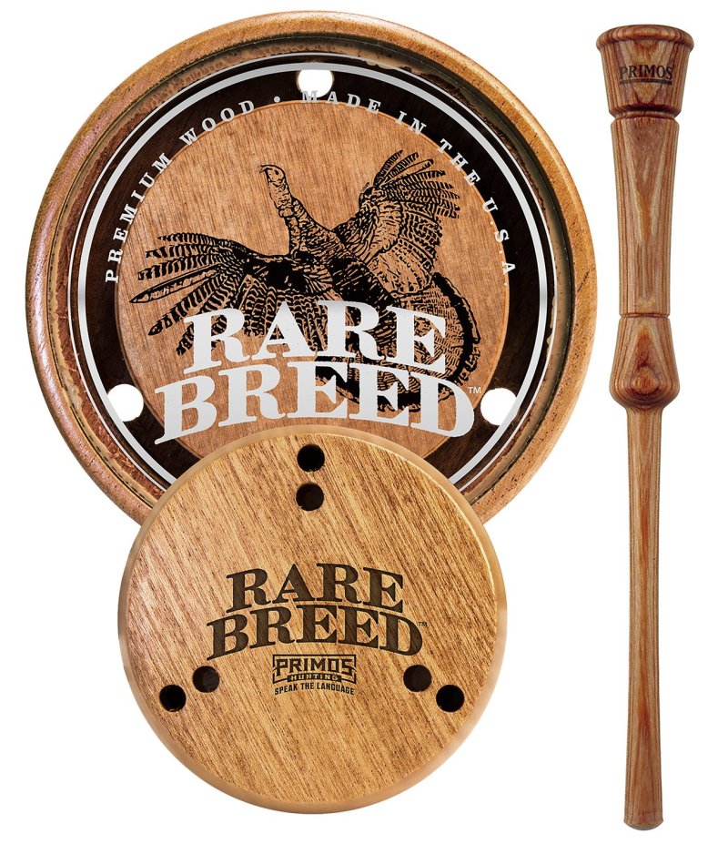 Primos Rare Breed Glass Turkey Pot Call Wood Grain CNC Milled