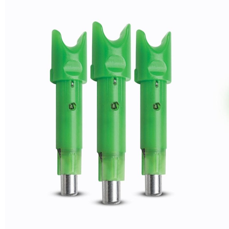 TenPoint ACU-X Lighted Nock Green LED 3-Pack Broadhead-Compatible