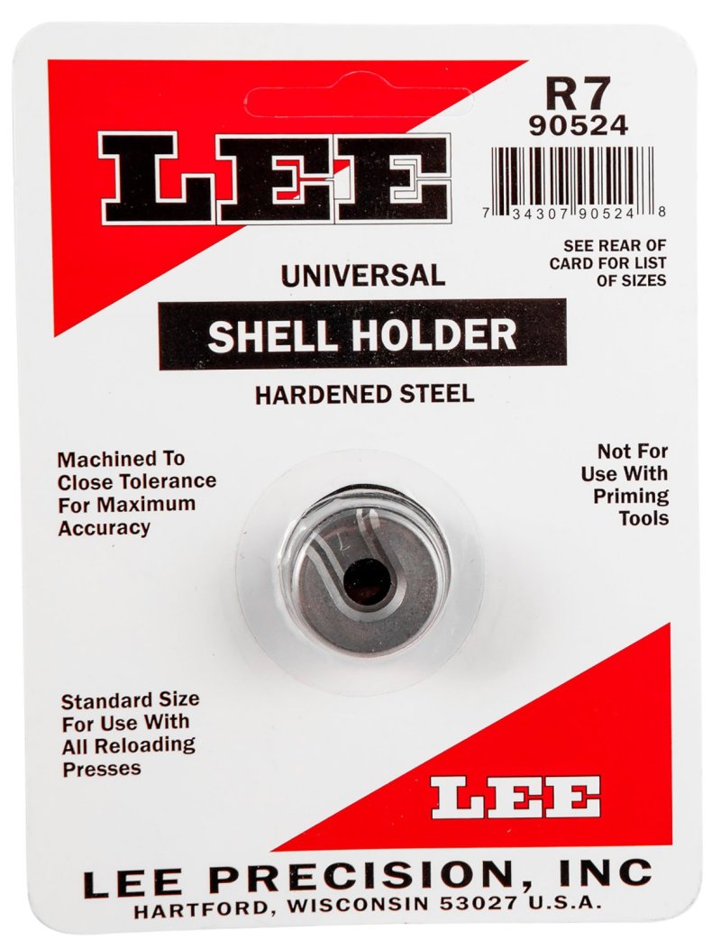 Lee Precision Universal Shell Holder #7 Size .32 Auto