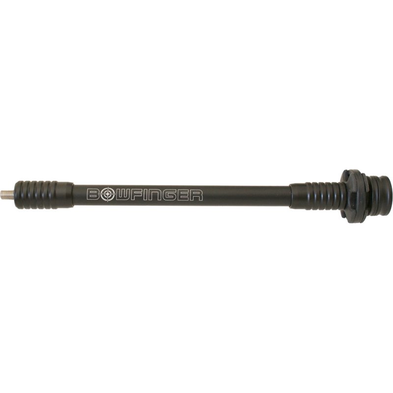Bowfinger 4710 XL Hunter Stabilizer 10In Carbon Fiber Black w/Dampener