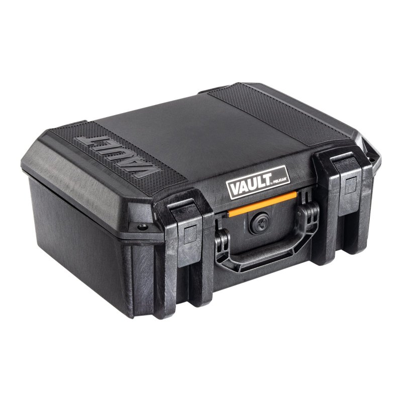 Pelican V300 Vault Large Pistol Case 16"x11"x6.5" Polymer Matte Black