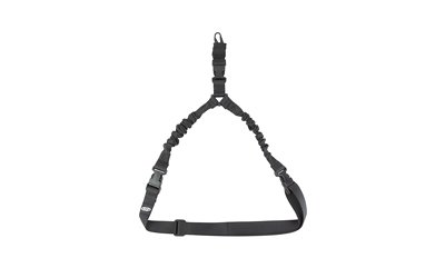 XTS SLING-HW 1 Point Bungee Sling Nylon Black HK Snap Hook