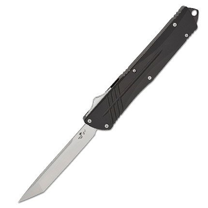 Bear & Son Double Clutch V OTF 5 1/8in D2 Steel Tanto Blade