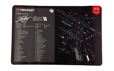 TekMat Kimber 2K11 Cleaning Mat Black Oil-Resistant Neoprene