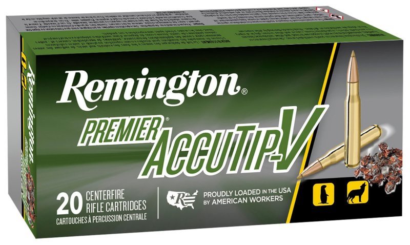 Remington 21202 .224 Valkyrie 60gr PSP 20 Rounds Brass 3300 fps