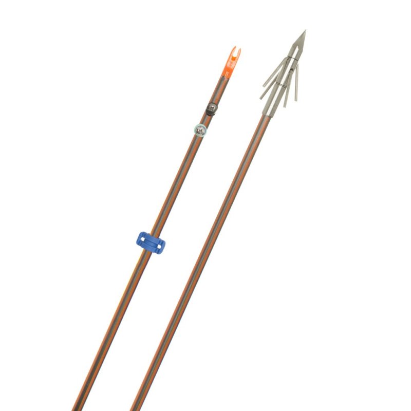 Fin-Finder 13187 Hydro Carbon IL Bowfishing Arrow 29.5In Big Head Point