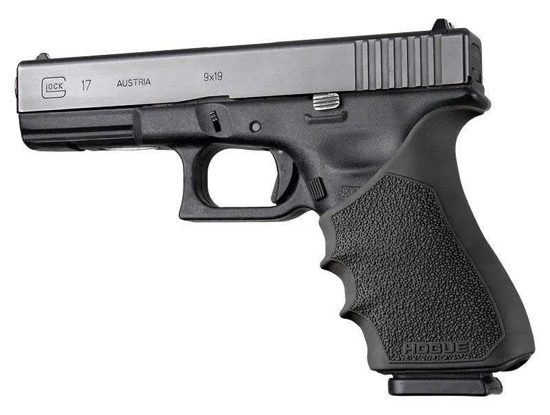 Hogue 17030 HandALL Beavertail Grip Sleeve Black Fits Glock Gen 3-4