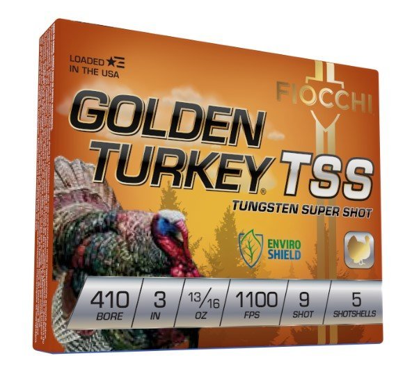 Fiocchi Golden Turkey TSS #9 410 Bore 3" 0.8125oz 1100fps 5rd Ammo 410TSS9