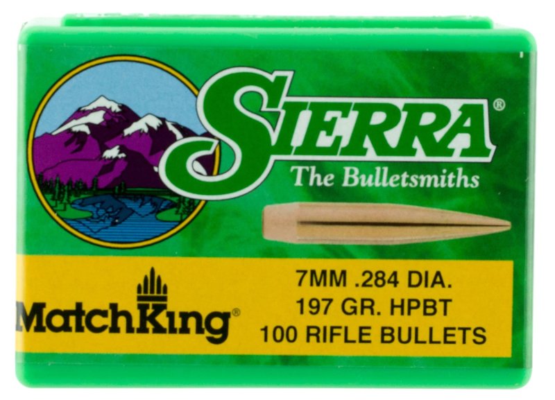 Sierra Bullets 1997 MatchKing 7mm .284 197gr HPBT 100/Box