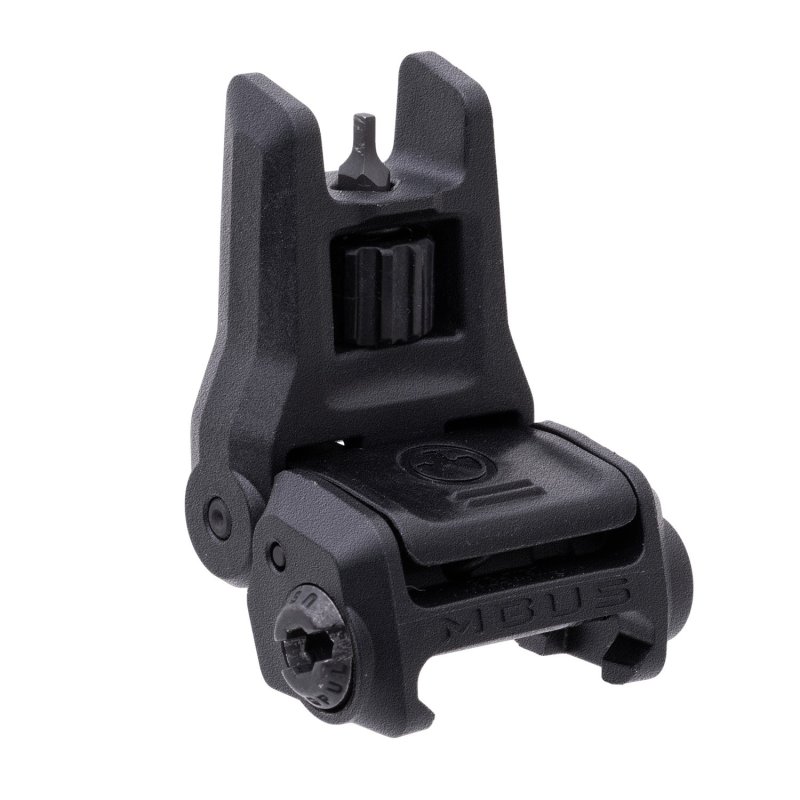Magpul MAG1166-BLK MBUS 3 Front Sight Black, Polymer, Spring-Loaded Design