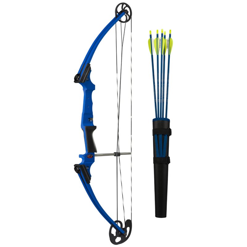 Genesis 10926 Bow Set Blue RH, 10-20 lbs, 15-30" Draw, 35.5" Axle-to-Axle