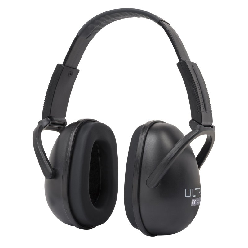 Allen Ultrx Sound Blocker 23dB NRR Foldable Black Earmuff