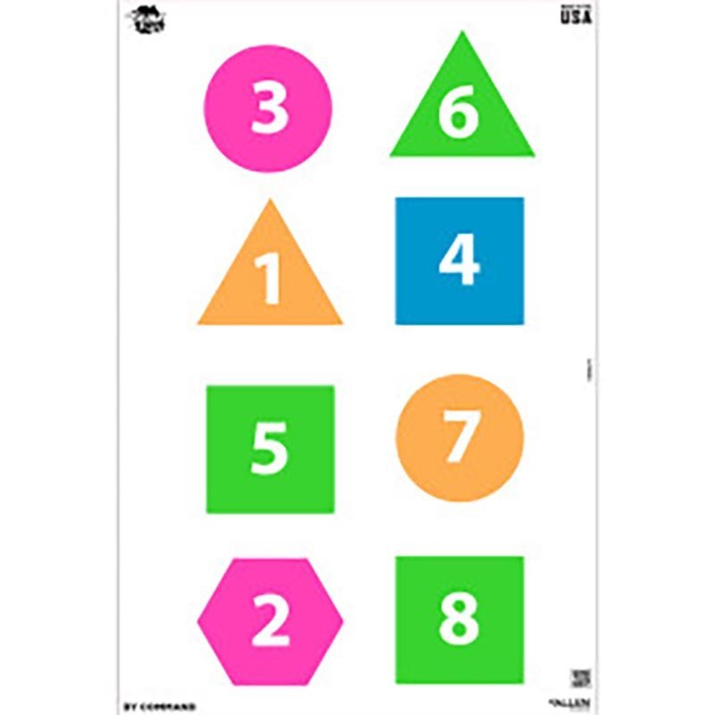 Allen EZ Aim Fun Group Paper Targets 12x18 8-Pack
