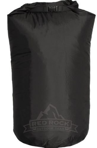 Red Rock Gear 80194BLK Waterproof 25L Roll Top Dry Bag