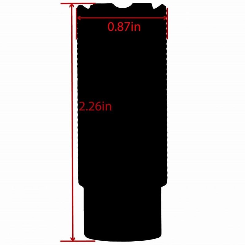 TacFire Linear Compensator Sound & Concussion Forwarder .308 5/8x24 Black