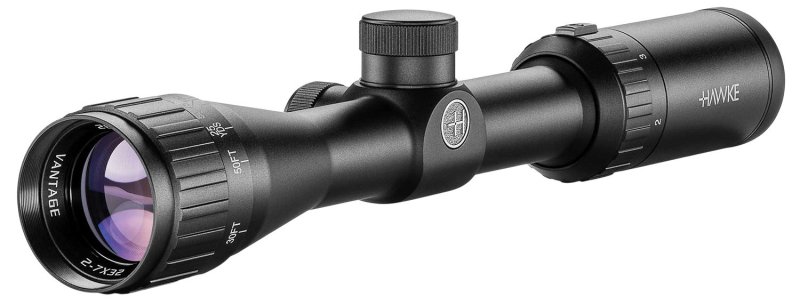 Hawke Optics Vantage 14111 2-7x32mm 1" Tube Mil-Dot Reticle Black