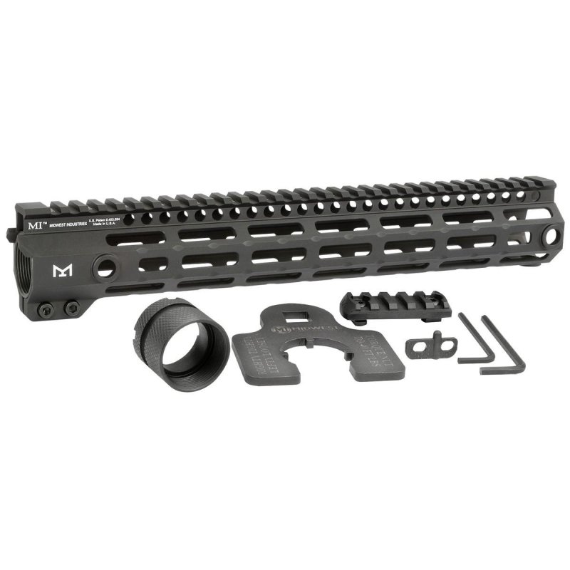 Midwest Industries MIG4M12625 12.6" M-LOK AR-15 Handguard Black Anodized